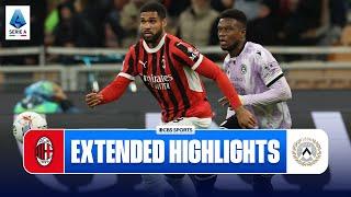 AC Milan vs. Udinese: Extended Highlights | Serie A | CBS Sports Golazo