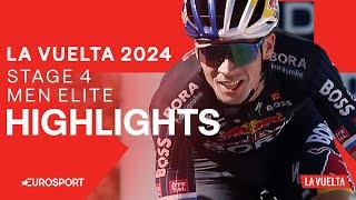 CYCLING MASTERCLASS!  | La Vuelta a España Stage 4 Highlights | Eurosport Cycling