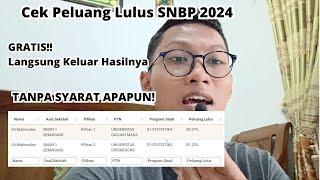 [TERBARU] GRATIS Prediksi Peluang Lolos SNBP 2024