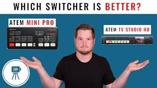Which Switcher? ATEM Mini Pro vs ATEM TV Studio HD // Gear Review