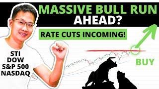 Rate Cuts Incoming: Will They Fuel a Massive Bull Run in Dow, S&P, Nasdaq & STI? (Markets Analysis)