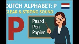 Dutch Alphabet P Pronunciation Guide