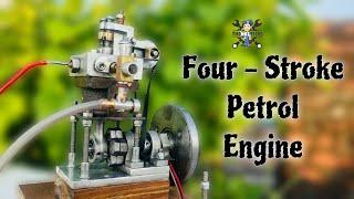 I build a 4 stroke engine from fridge compressor