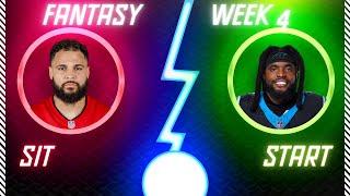 Fantasy Football Week 4 Start 'Em Sit 'Em