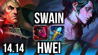 SWAIN vs HWEI (MID) | 4/0/7, 66% winrate | EUW Grandmaster | 14.14