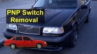 PNP Park neutral position switch replacement cleaning. Error code P0705, Volvo 850, S70, etc. - VOTD