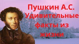 Пушкин Александр Сергеевич удивительные факты из жизни