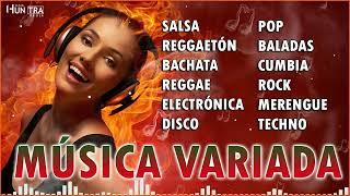 MÚSICA VARIADA  Pop, Baladas, Rock, Cumbia, Techno, Salsa, Merengue, Reggae, Bachata, y más