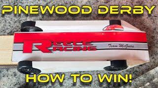 Here's How To Win Your Pinewood Derby Race