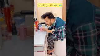 funny husband & wife videos | boys are messy | ahsan & madiha