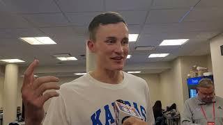 Mitch Lightfoot flashes Kansas' championship ring, 2022 Late Night