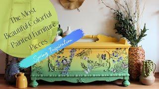 Chalk Paint The Most Beautiful Colorful Painted Furniture Piece