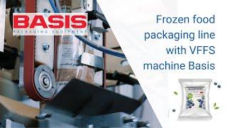 Frozen food packaging line with VFFS machine Basis