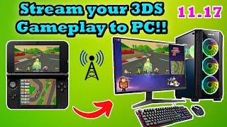 Stream your 3DS Footage to PC Wirelessly! [SnickerStream Guide for 11.17]