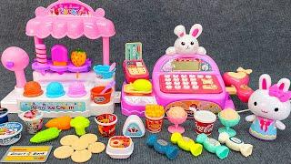 72 Minutes Satisfying with Unboxing Cute Pink Ice Cream Store Cash Register ASMR | Review Toys