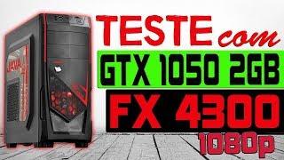 TEST FX 4300 + GTX 1050 in Fortnite