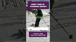 First time in POWDER SNOW