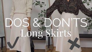 Dos & Don’ts of Longer Skirts