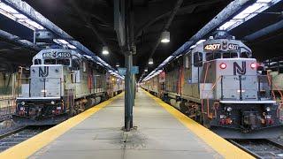 [HD] New Jersey Transit Trains in Hoboken, Secaucus, & Garfield