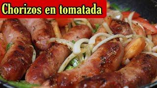 ¿Te gustan los chorizos? Aprende cómo hacer chorizos en tomatada 