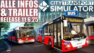City Transport Simulator: Bus | Trailer, Infos & Ankündigung | 11. Juni 2025 | #ctsbus