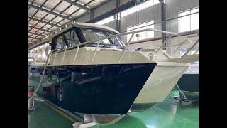 7 9m catamaran boat video -- Roger Zhang