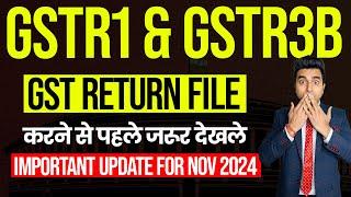 Do not file GST Returns in November 2024 | Important task to do before Oct 2024 GST Return Filing