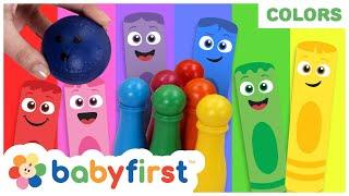 Educational Learning Video | Learn Colors | Color Crew Magic | Bowling & Basketball Game | BabyFirst