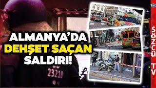 Almanya'da Bir Araç Kalabalığa Daldı! Ölü ve Çok Sayıda Yaralı Var