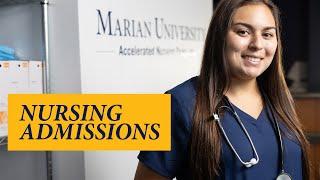 Nursing Admissions Support at Marian ABSN