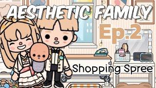 Toca Boca Aesthetic Family Story |Toca Boca Roleplay|Toca Boca Shopping Spree |Toca Boca| Ep.2