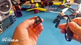 FPV Kamera FOXEER HS1177 schwarz - review / auspacken / Test mit DVR Material