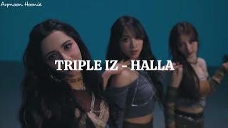 Triple iz (트리플아이즈) - Halla 'Easy Lyrics'
