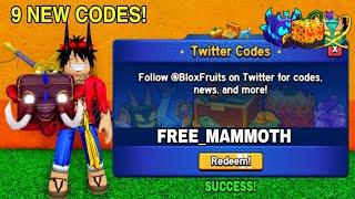 *NEW* ALL WORKING CODES IN BLOX FRUITS 2024 JUNE! ROBLOX BLOX FRUITS CODES MAMMOTH