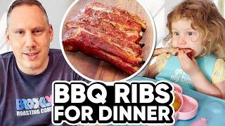 3 Year Old Approved Dinner: BBQ Ribs Recipe +  Funny Mealtime Moments