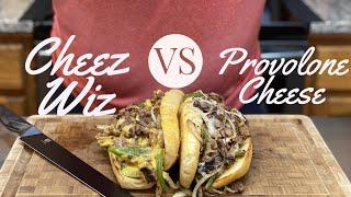 PHILLY CHEESTEAKS | Cheez Wiz vs. Provolone Cheese | Gulf Coast Smoke