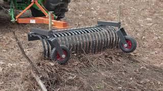 Landscape Rakes, Category 1, 3 Point – Optional Bolt-On Wheels | Titan Attachments