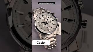 Casio Enticer Silver Dial Luxurious Elegant Men's Watch #luxurywatchesformen #elegantwatches #casio