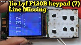 Jio Lyf F120B keypad (7) not working Problem Fixed By HM Tec