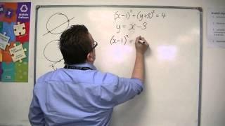 AQA Core 1 6.07 The Intersection of a Straight Line and a Circle