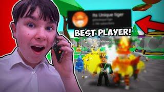 CALLING BEST PLAYER in SABER SIMULATOR!! *crazy*