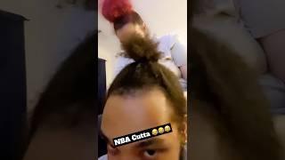 NBA Youngboy Pony tail Hait style