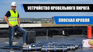 УСТРОЙСТВО КРОВЛИ ТЕХНОНИКОЛЬ. ПЛОСКАЯ КРОВЛЯ. ЗАГОРОДНЫЙ ДОМ.