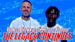 5 Star WR Vernell Brown III Commits to the Florida Gators!