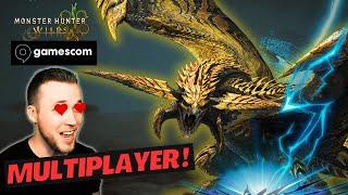 DAY 2: New Multiplayer Gameplay!!  Monster Hunter Wilds Gamescom 2024 Developer Livestream Reaction