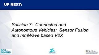 Nov 13 Xinyu Zhang Session 7: Connected & Autonomous Vehicles Sensor Fusion & mmWave based V2X