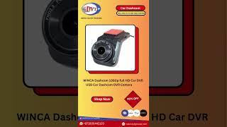 WINCA Dashcam 1080p full HD Car DVR USB Car Dashcam DVR Camera Wide angle Lens 24 Hours Parking