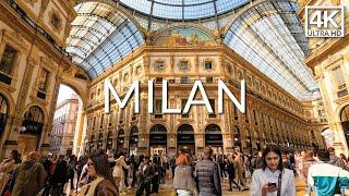 Milan, City Centre (In-Video Highlights)  Italy [4K] Walking Tour