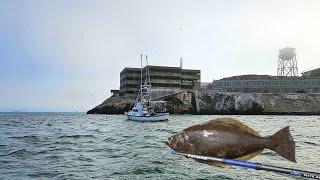 FISHING at the ROCK (Alcatraz Federal Prison) SF BAY