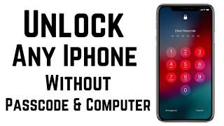 How To Unlock iPhone Screen Lock Without Passcode Without Computer Latest 2022 Method-Unlock All iOS